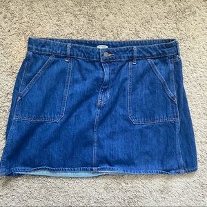 Old Navy // Dark Blue Denim Skirt